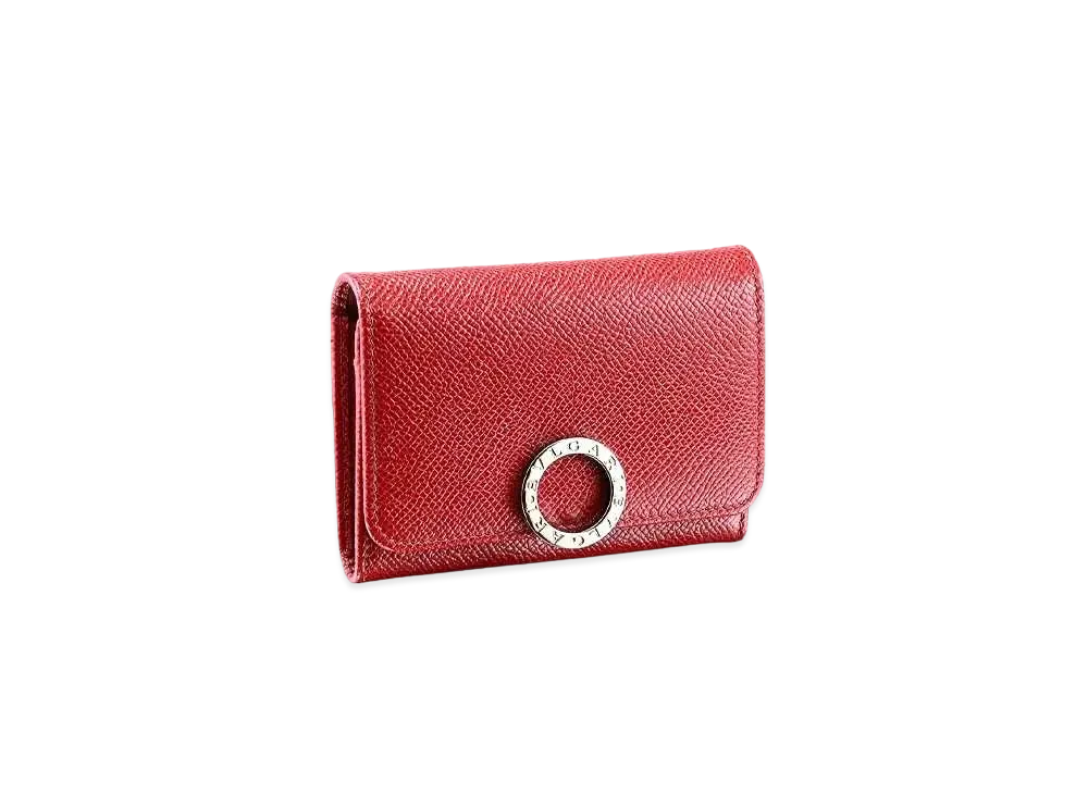 BVLGARI BVLGARI Business Card Holder "Red"