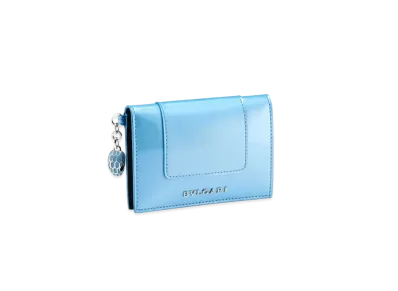 BVLGARI Serpenti Forever Card Holder "Blue"
