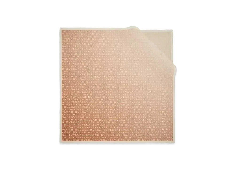 BVLGARI Logomania Scarf "Beige"