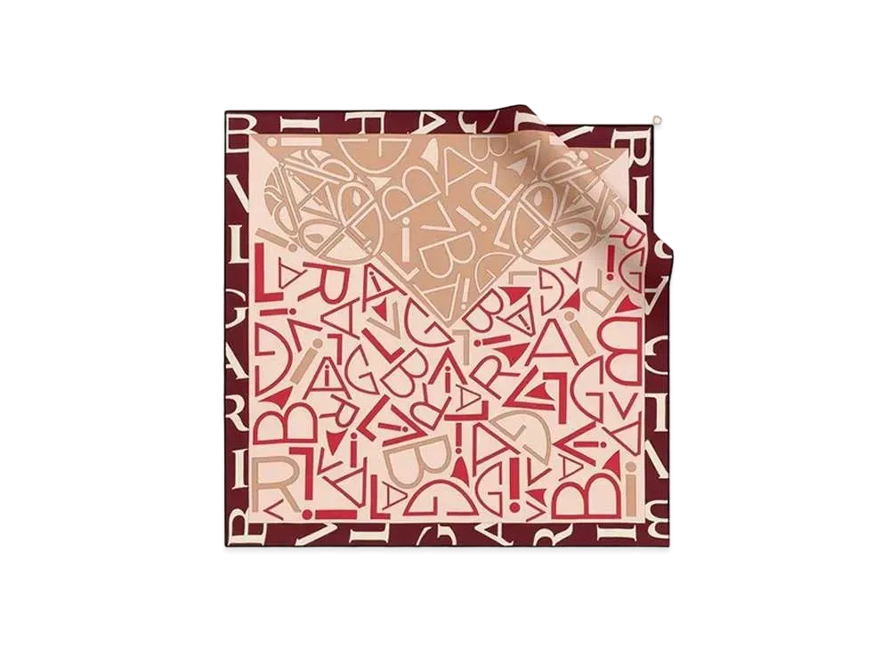 BVLGARI Logomania Scarf "Pink"