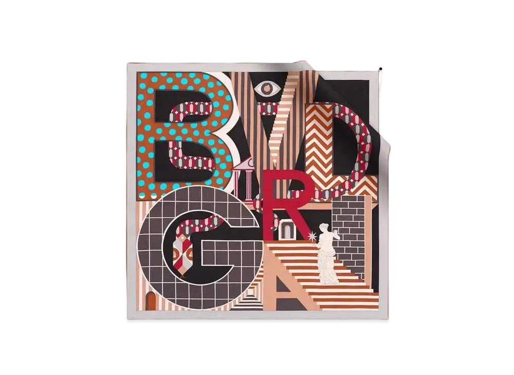 BVLGARI Logomania Scarf "Black"