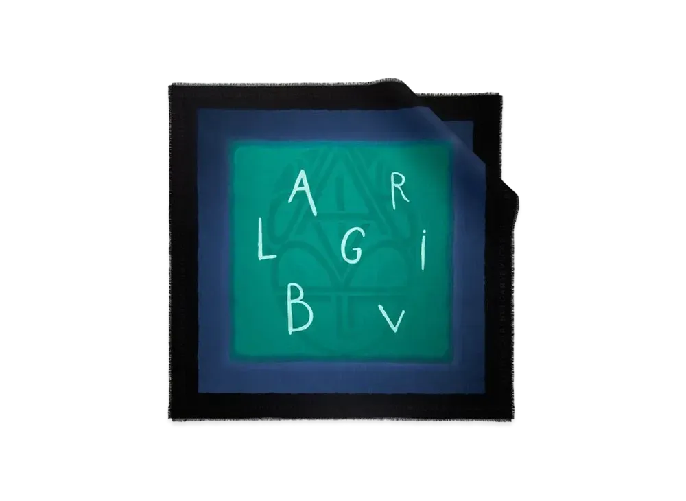 BVLGARI Logomania Scarf "Green"