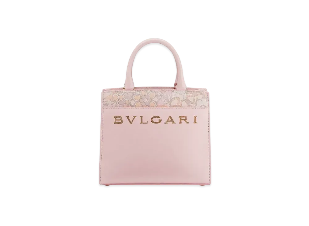 BVLGARI Logo Ptimavera Tote "Pink"