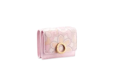 BVLGARI BVLGARI Primavera Trifold Wallet "Pink"