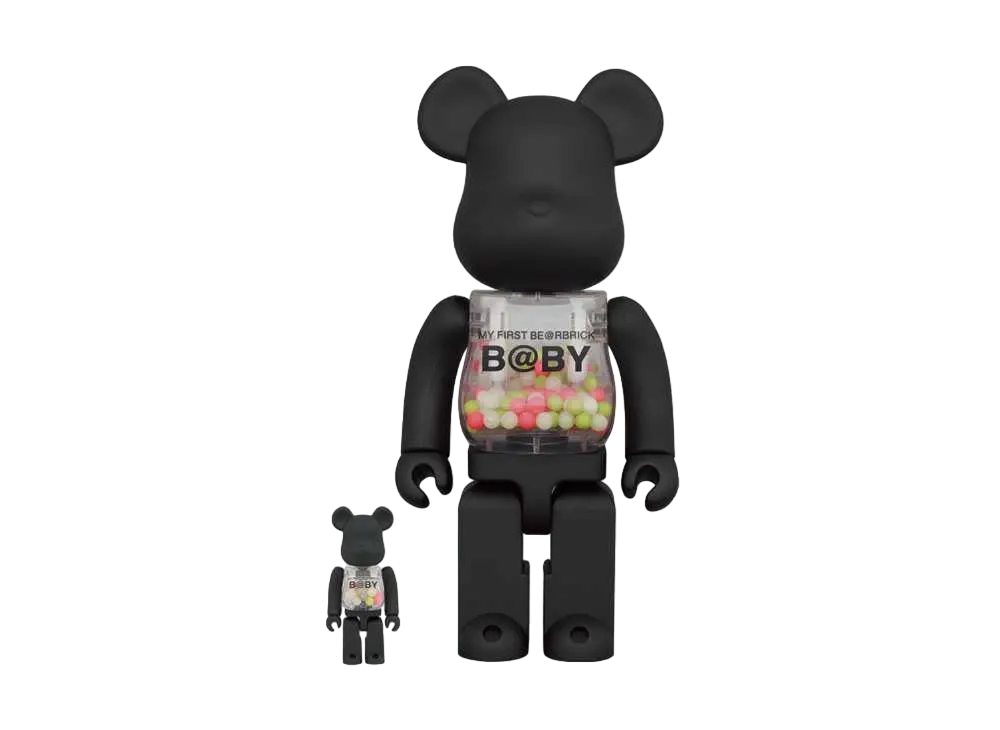 Bearbrick MY FIRST B@BY MATT BLACK Ver. 100% & 400%