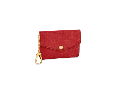 Louis Vuitton Key Pouch Monogram Empreinte "Cerise"