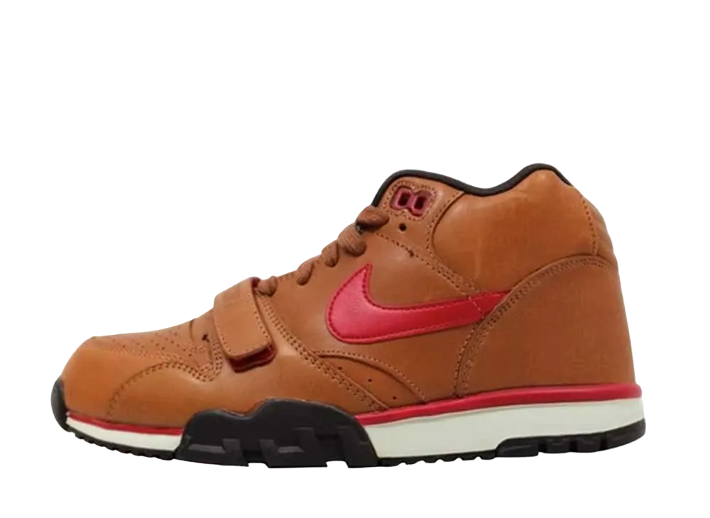 ナイキ エア トレーナー 1 ミッド プレミアム "ヘーゼルナッツ/ジム レッド バロック ブラウン バーチ"