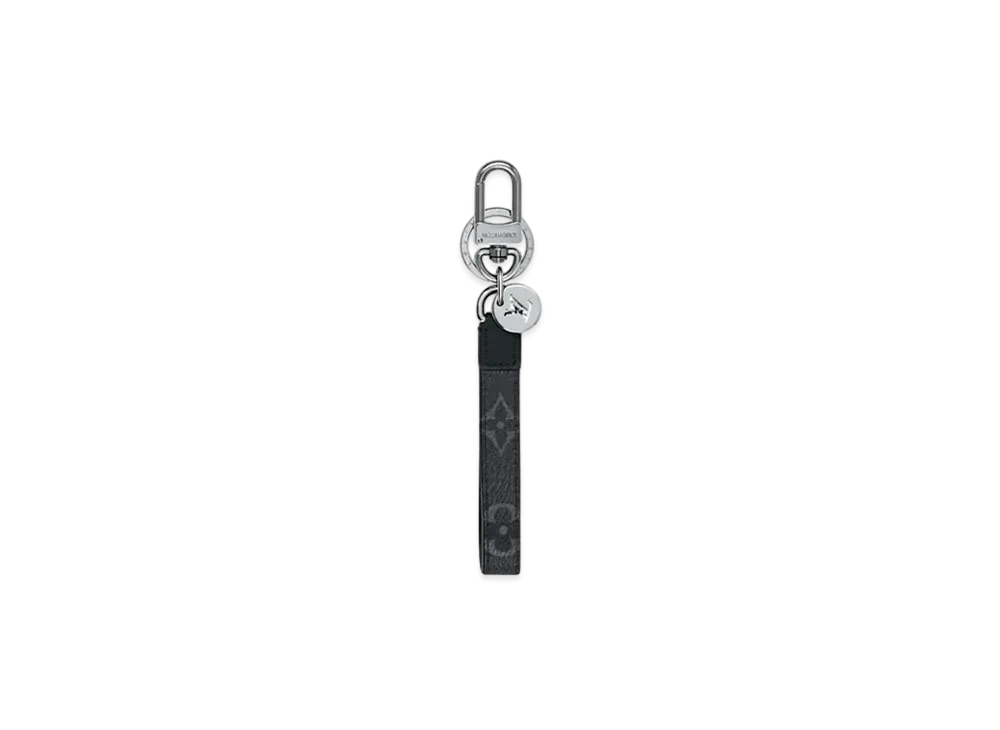 Louis Vuitton Dragonne Bag Charm & Key Holder Monogram Eclipse