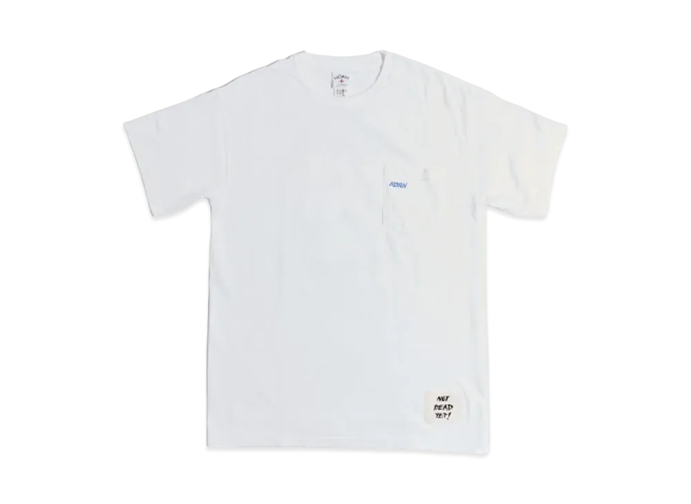 Noah Not Dead Yet! AO Pocket Tee "White"