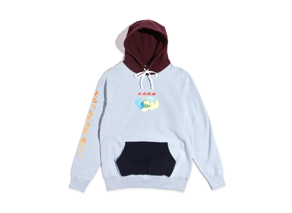 Noah Not Dead Yet! Color Block Hoodie "Light Blue"