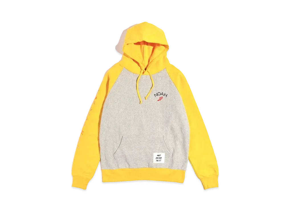 Noah Not Dead Yet! Winged Foot Summer Hoodie "Heather Grey"