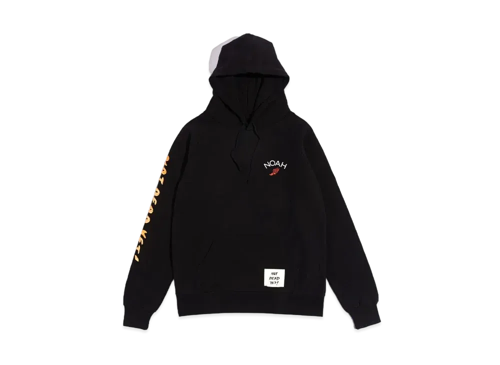 Noah Not Dead Yet! Winged Foot Summer Hoodie "Black"