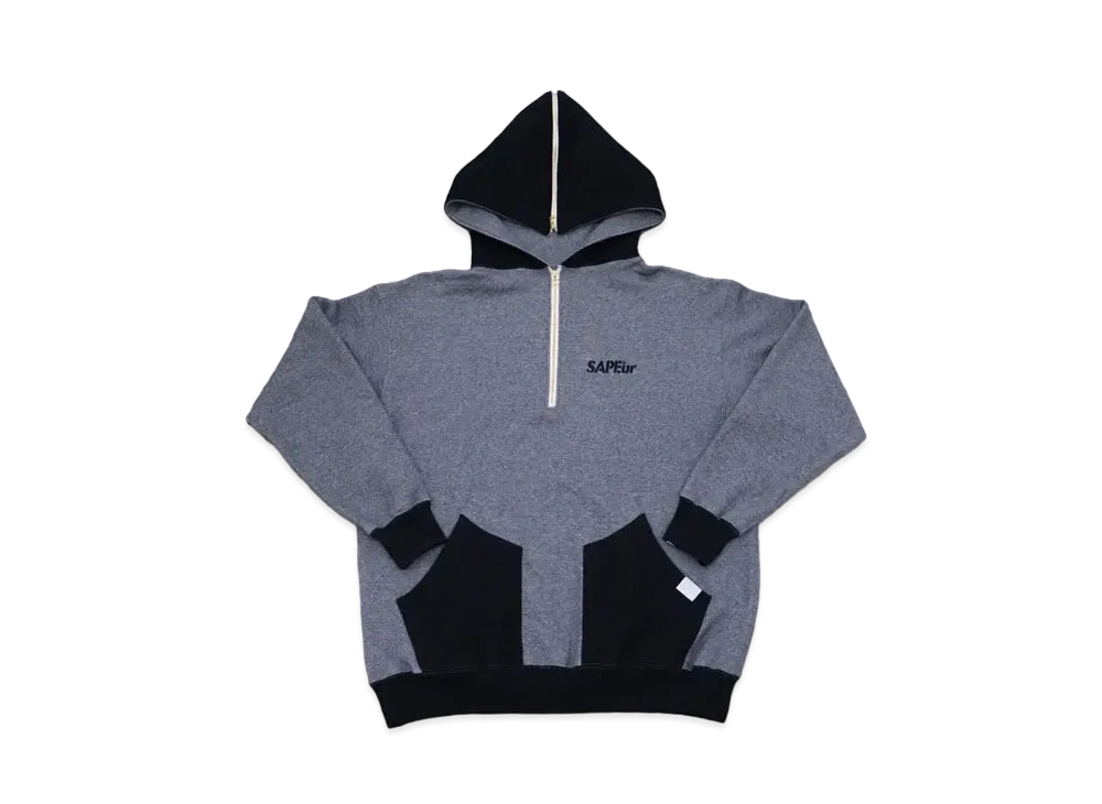 SAPEur SAILOR HOODIE "Black Charcoal"
