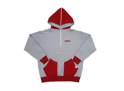 SAPEur SAILOR HOODIE "Red Gray"