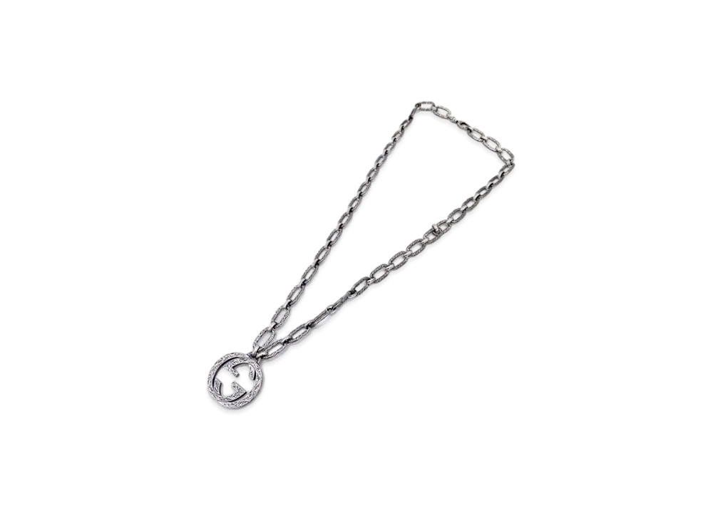 グッチ インターロッキングG ラージチェーン ペンダント ”シルバー” 524890 J8400 0811