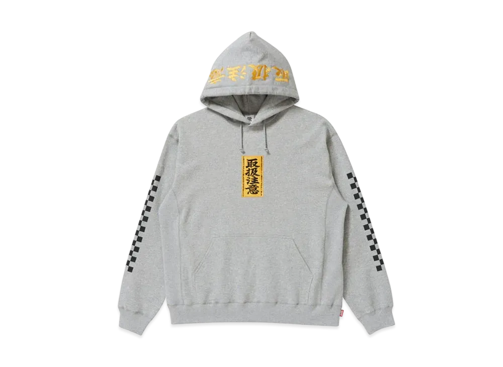 BlackEyePatch x LBWK "HANDLE WITH CARE HOODIE" "Heather Grey"