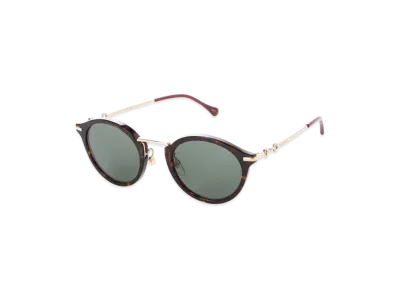GUCCI Round Sunglasses "Havana/Green"