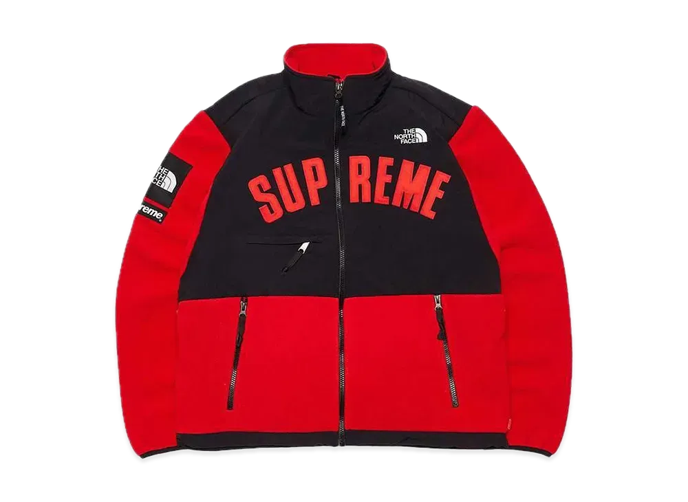 シュプリーム x ザノースフェイス アーチ ロゴ デナリ フリース ジャケット "レッド"