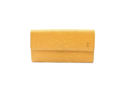 Louis Vuitton Epi Pochette Portemonnaie Credit "Tassili Yellow"