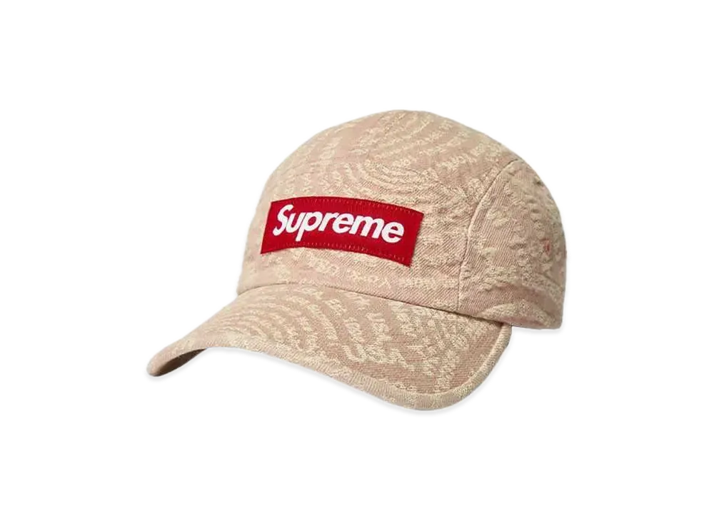シュプリーム サークル ジャカード デニム キャンプ キャップ "ブラウン"