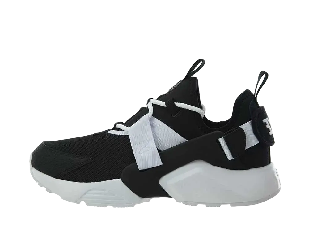 ナイキ ウィメンズ エアハラチ シティ ロー "ブラック/ブラック ホワイト"