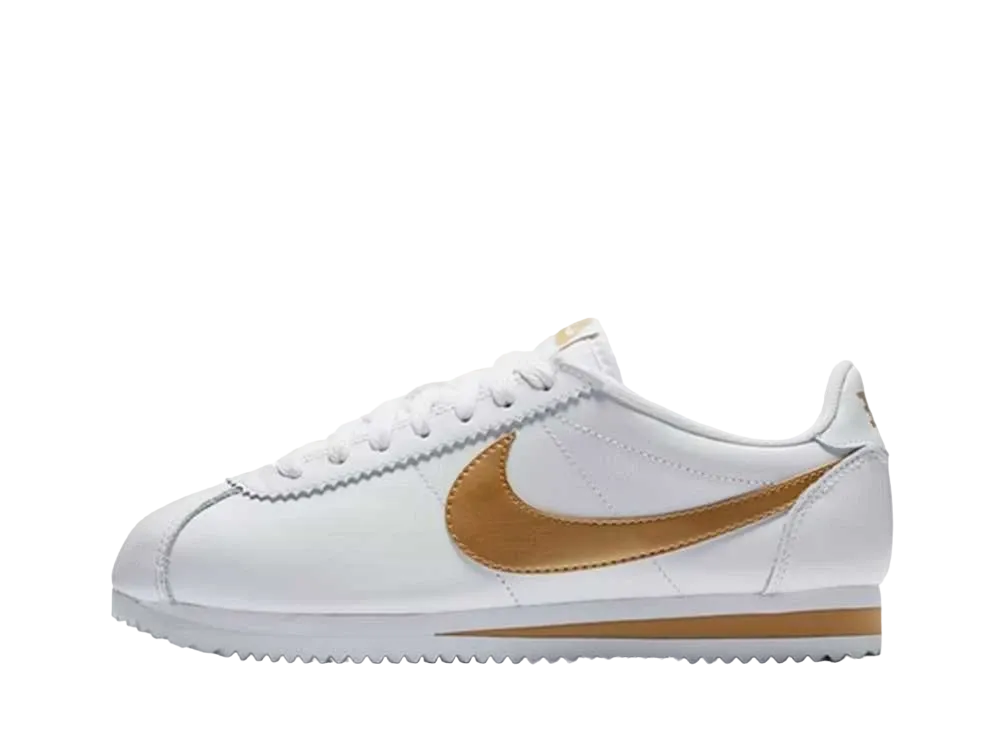 Nike Women's Classic Cortez "White/Metallic Gold"