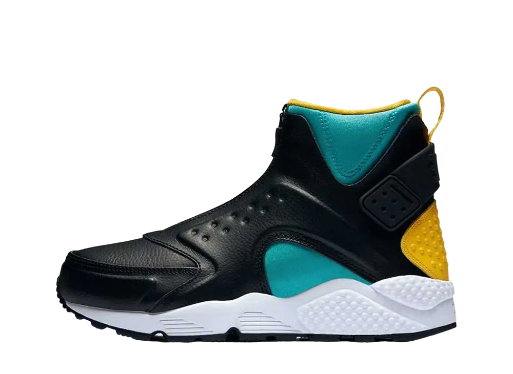 ナイキ ウィメンズ エア ハラチ ラン ミッド ブラック/クリア ジェイド ゴールド"