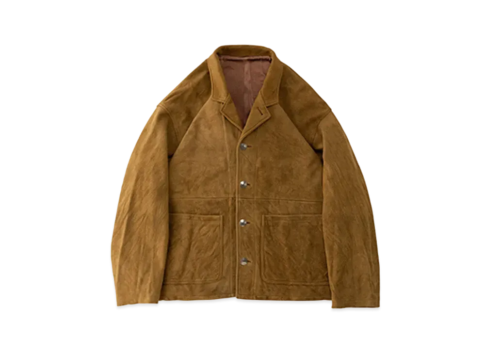 visvim SOWER JKT (JP DEERSKIN) "Camel"