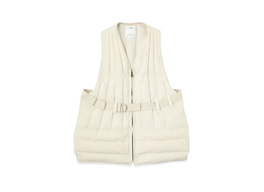 visvim SOLAS DOWN VEST "Off White"