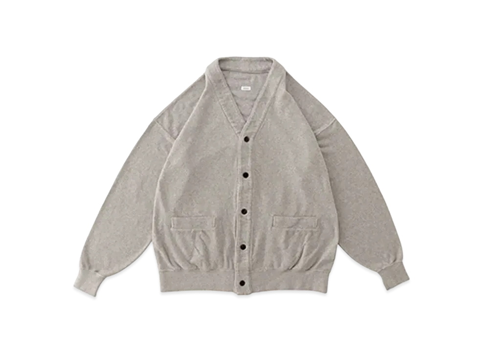 visvim SELMER LONG CARDIGAN (C/WS PILE) "Grey"