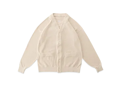 visvim SELMER LONG CARDIGAN (C/WS PILE) "Ivory"