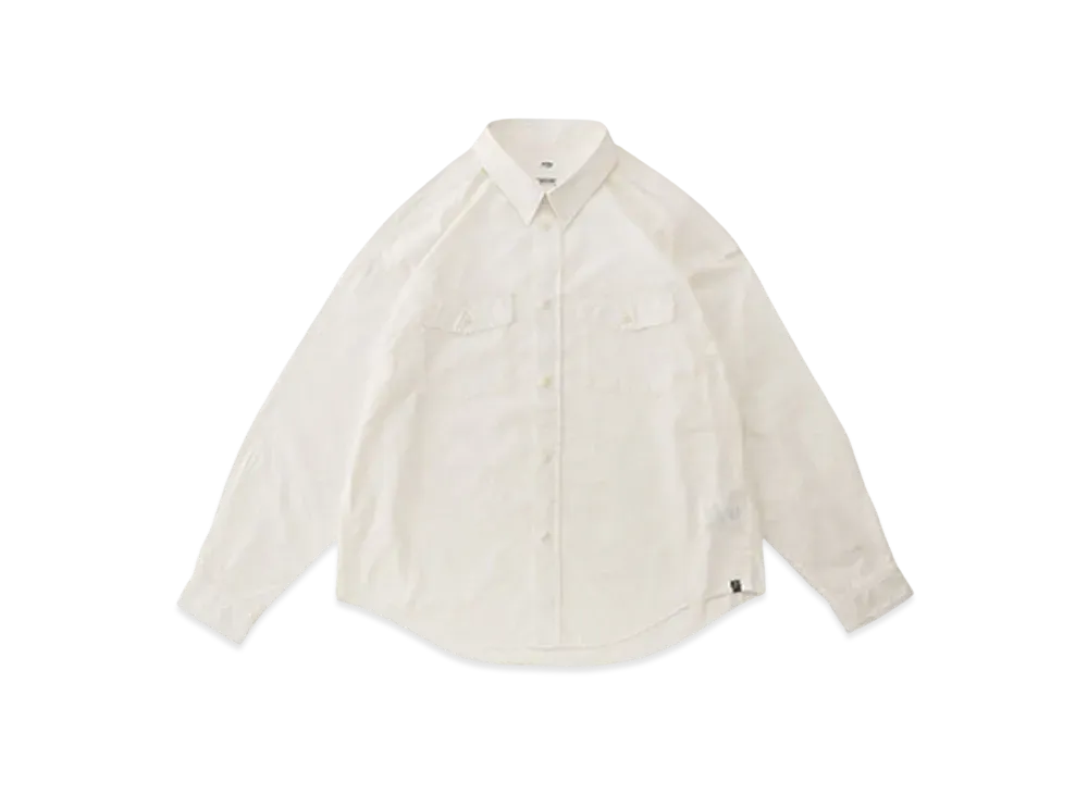 visvim PIONEER CHAMBRAY L/S (C/S) "White"