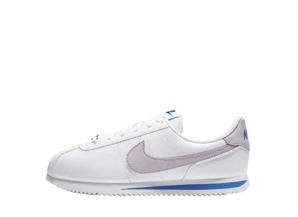 ナイキ GS コルテッツ ベーシック SL "ホワイト/アイスド ライラック"