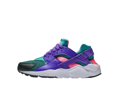 ナイキ GS エア ハラチ ラン ウルトラ ナウ "アウトドア グリーン/ハイパー グレープ"