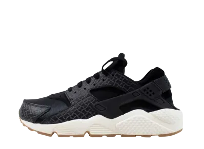 ナイキ ウィメンズ エア ハラチ ラン プレミアム "ブラック/ブラック セイル ガム ミディアム ブラウン"