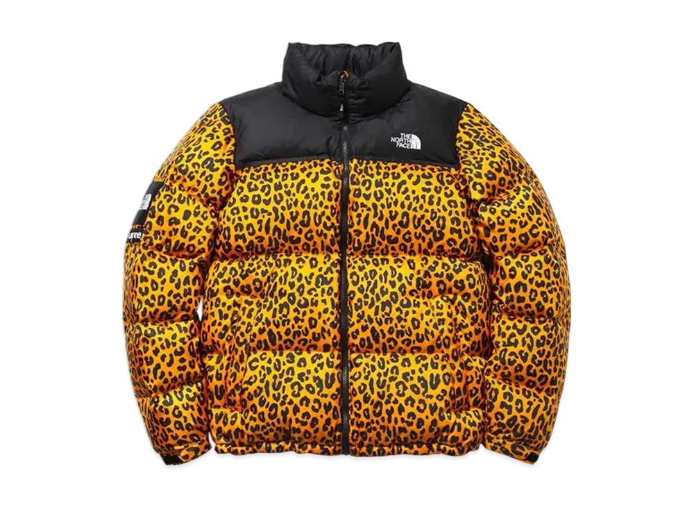 Supreme The North Face Nuptse Down Jacket "Yellow Leopard"
