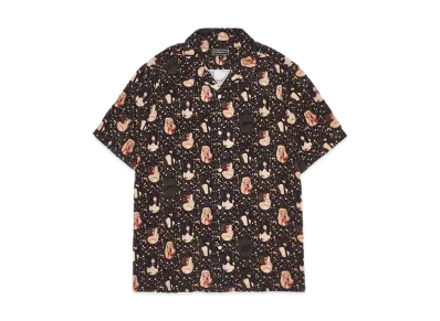 Supreme x HYSTERIC GLAMOUR Blurred Girls Rayon S/S Shirt "Black"