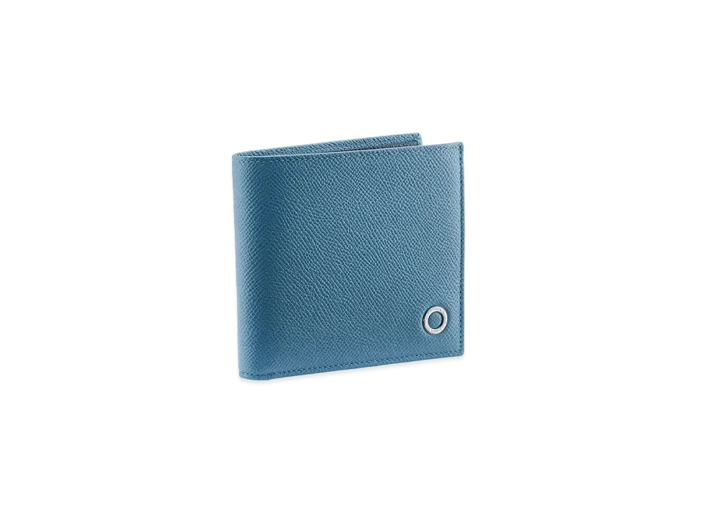BVLGARI BVLGARI MAN Bifold Wallet "Blue"