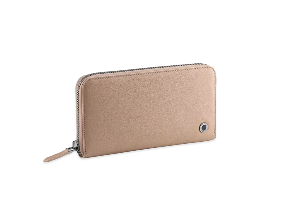 BVLGARI BVLGARI MAN Zip Wallet "Brown"
