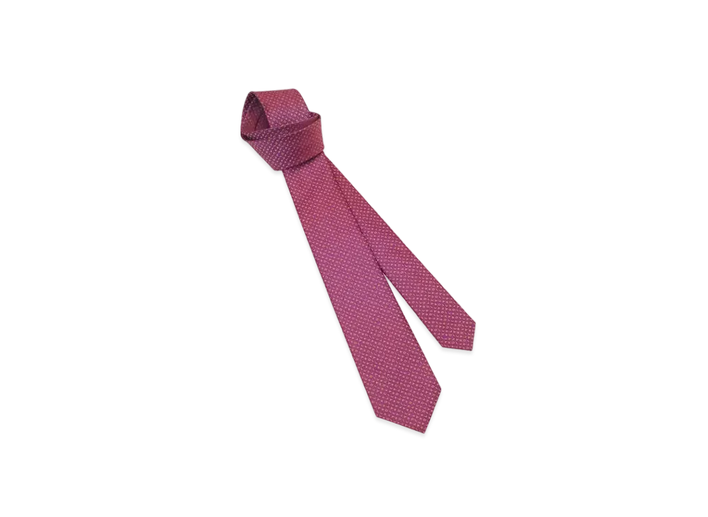 BVLGARI Logomania Tie "Bordeaux"