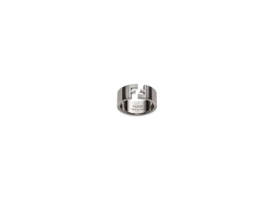 FENDI FF Ring "Ruthenium"