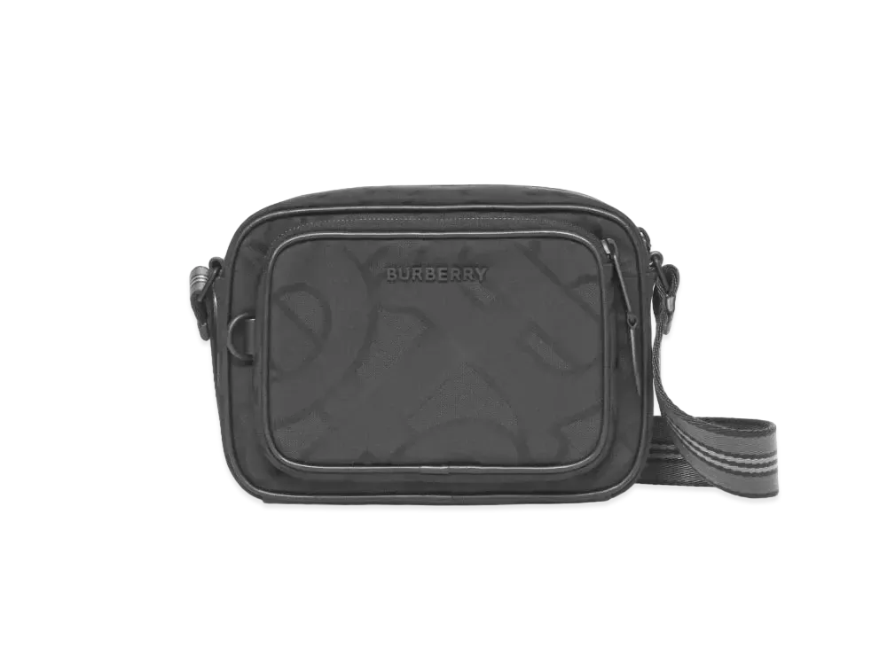 BURBERRY Monogram Jack Crossbody Bag "Black"