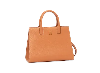 BURBERRY Mini Leather Francis Bag "Warm Lacet Brown"