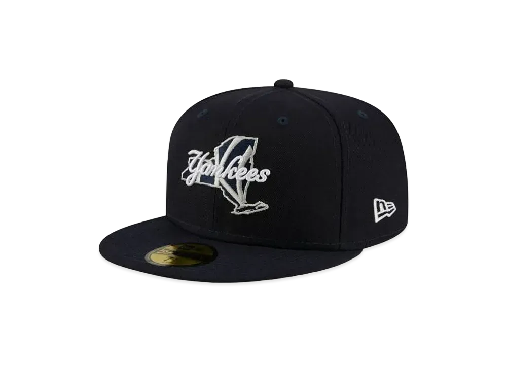 NEW ERA 59FIFTY NEW YORK YANKEES LOCAL II FITTED HAT "Navy"