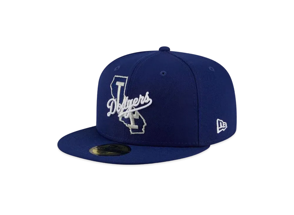 NEW ERA 59FIFTY LOS ANGELES DODGERS LOCAL II FITTED HAT "ROYAL"