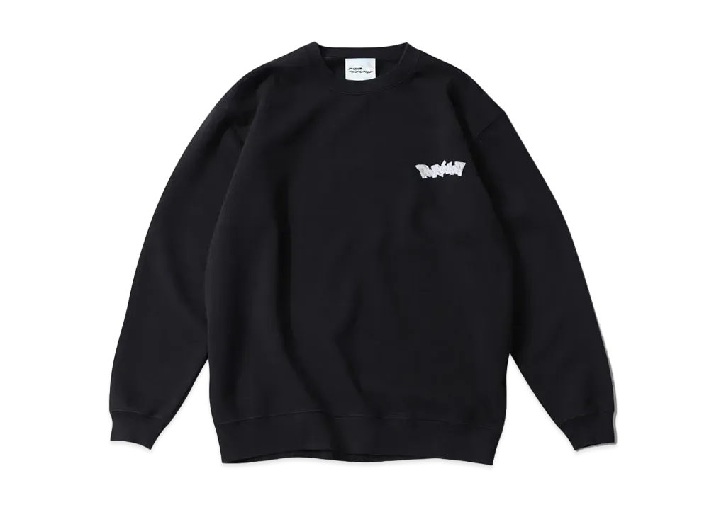 DANIEL ARSHAM x POKEMON x P-ROOM THE WORLD CREWNECK SWEAT "Black"