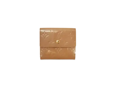 Louis Vuitton Monogram Vernis Portefeuille Elise "Noisette"