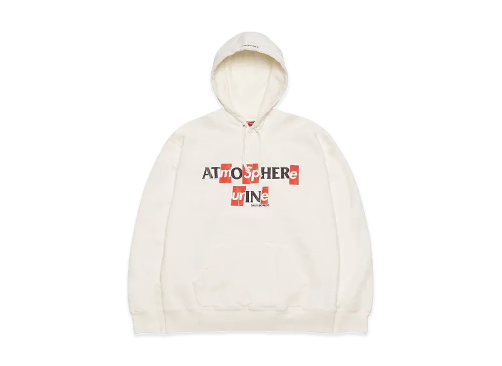 Supreme / Anti Hero Hooded Sweatshirt "White"