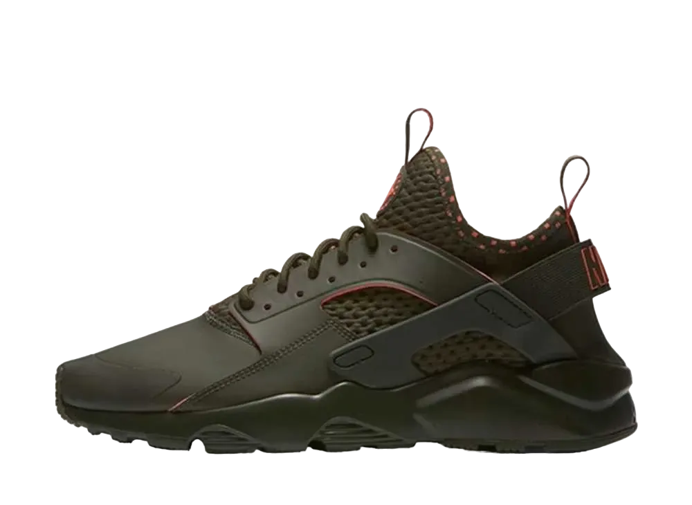 ナイキ エア ハラチ ラン ウルトラ "カーゴ カーキ/クリムゾン"