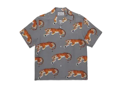 WACKO MARIA x TIM LEHI HAWAIIAN S/S SHIRT 20SS "Grey"